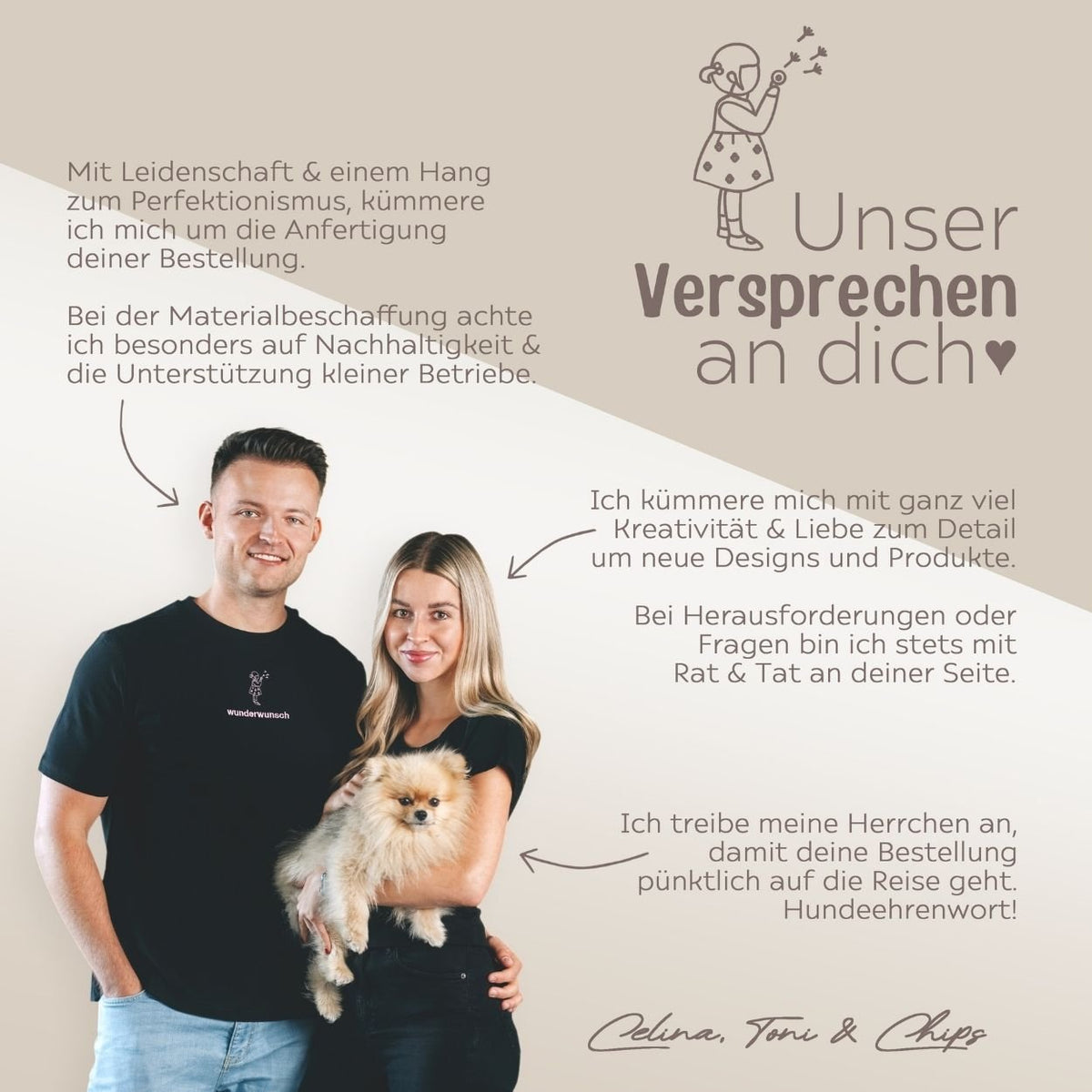 JOLLEIN Baby Waschhandschuh personalisiert - Hippo, Schaf, Strauß - wunderwunsch
