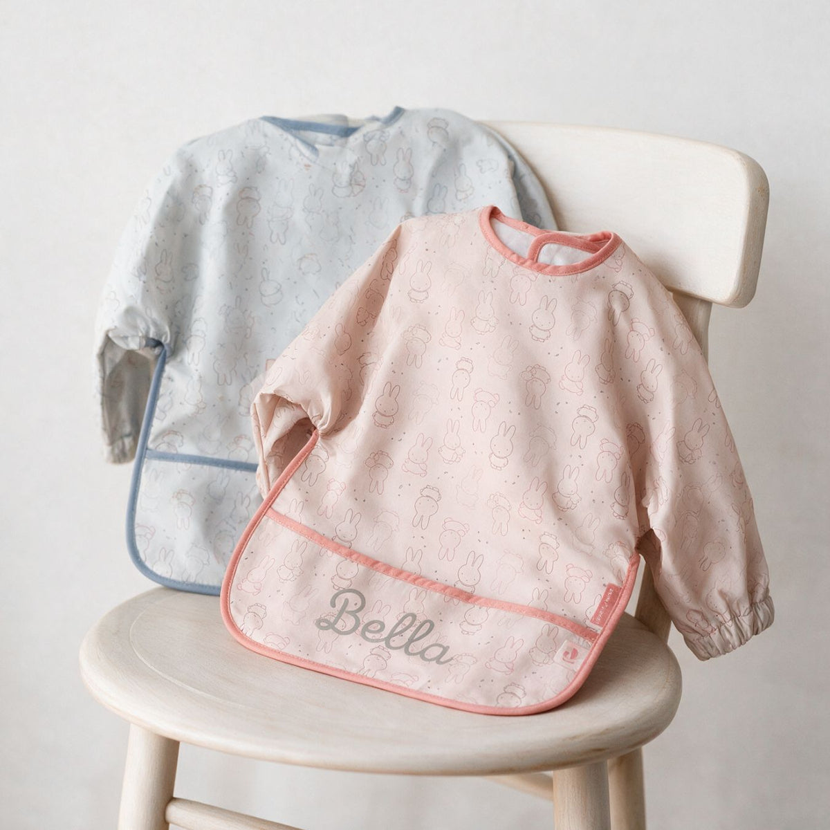 JOLLEIN Lätzchen mit Ärmeln personalisiert - Miffy - wunderwunsch