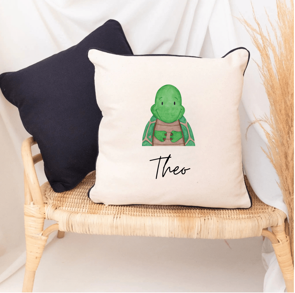 Kissen Baumwolle "Tiere" personalisiert - wunderwunsch