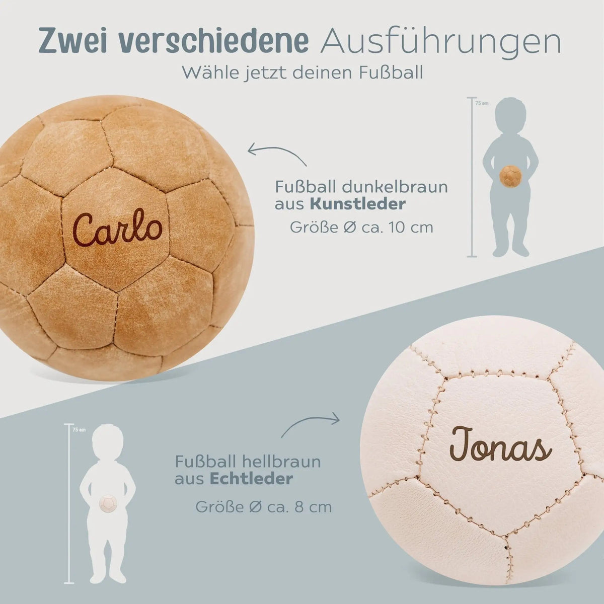 Fußball Leder personalisiert - wunderwunsch