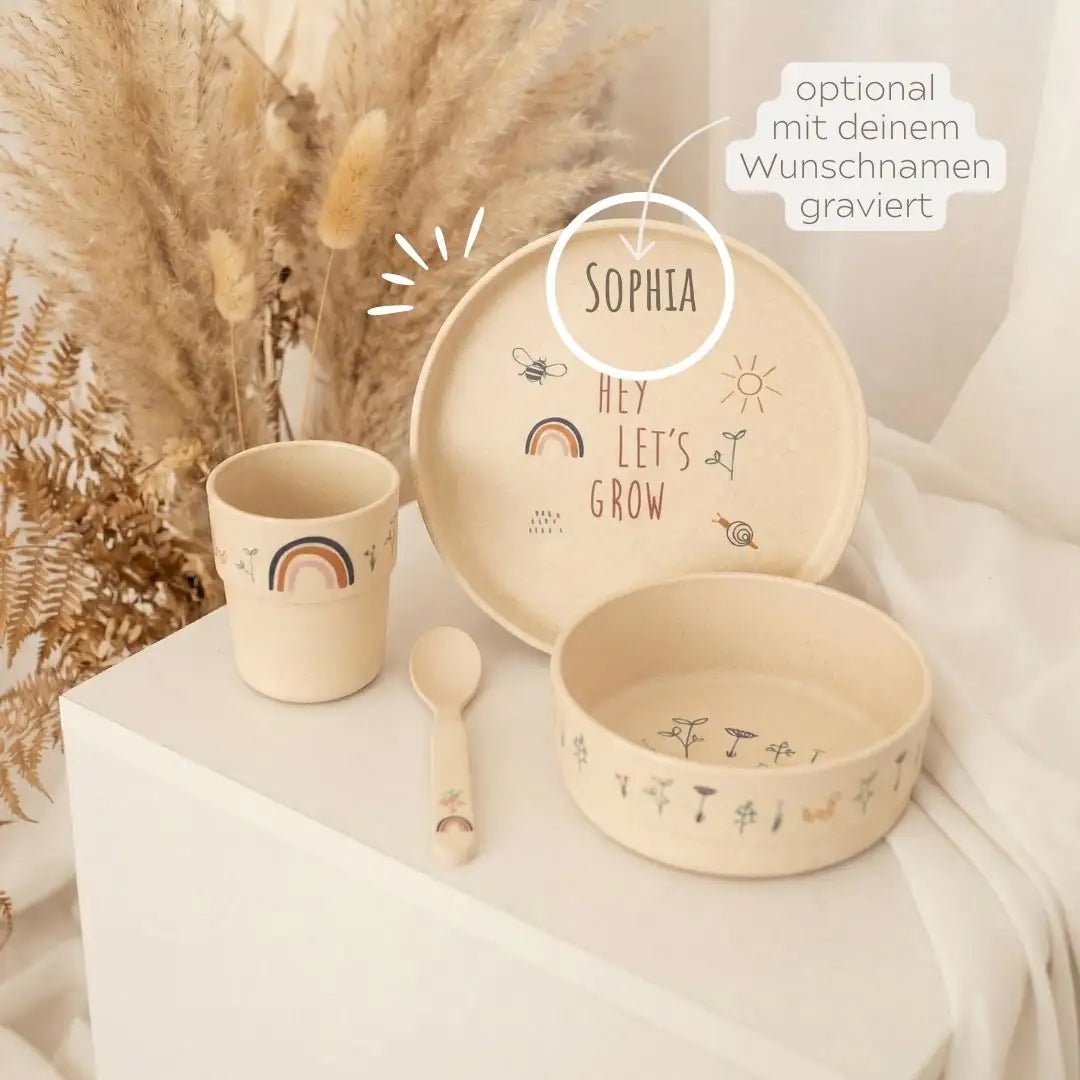 LÄSSIG Geschirr-Set "Garden Explorer" - wunderwunsch