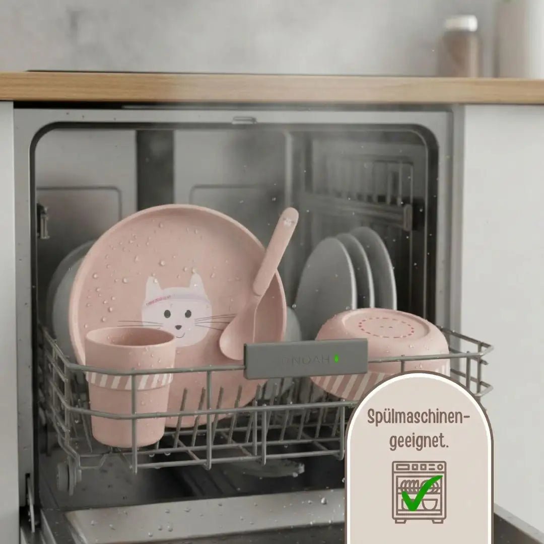 LÄSSIG Geschirr-Set "Katze" - wunderwunsch
