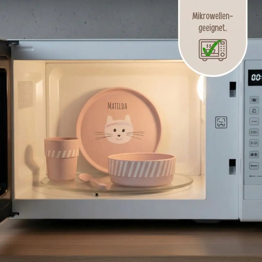 LÄSSIG Geschirr-Set "Katze" - wunderwunsch