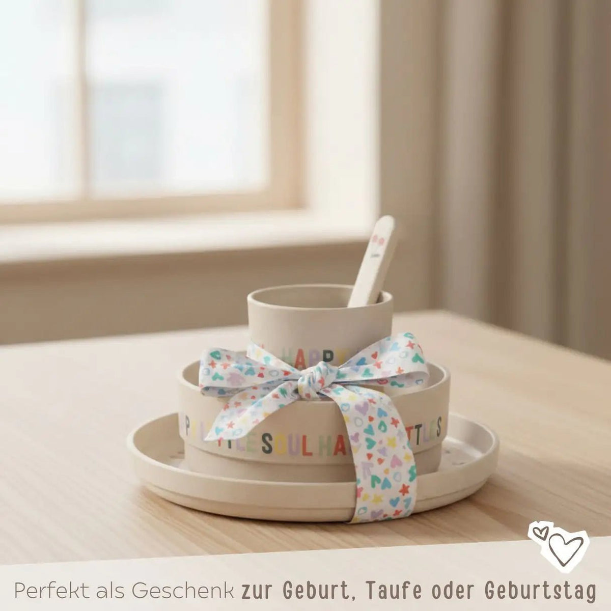 LÄSSIG Geschirr-Set "Kirsche" - wunderwunsch