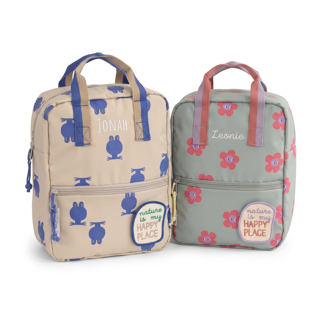 LÄSSIG Kindergartenrucksack eckig personalisiert - Happy Trails - wunderwunsch