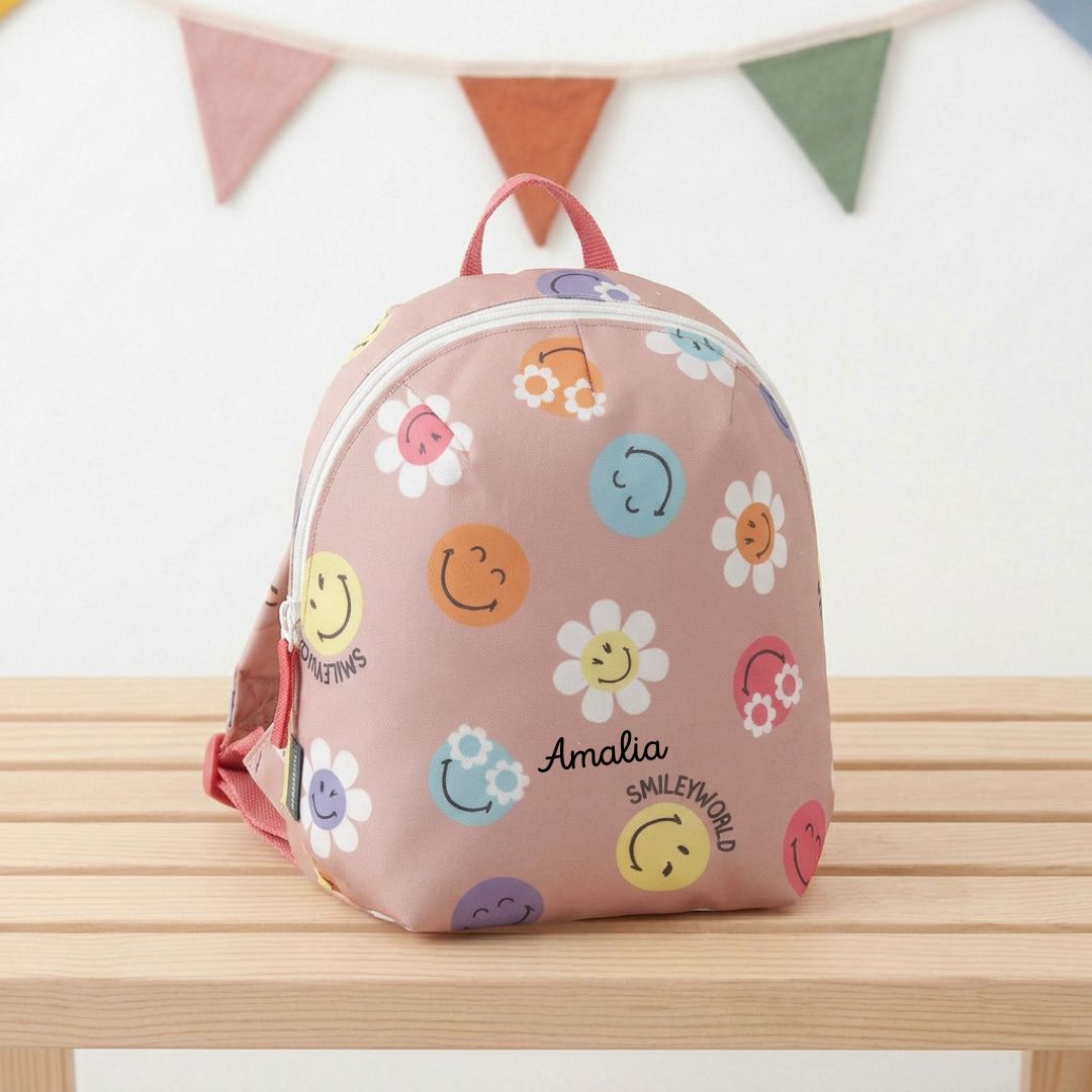LÄSSIG Kinderrucksack Smileys personalisiert - wunderwunsch