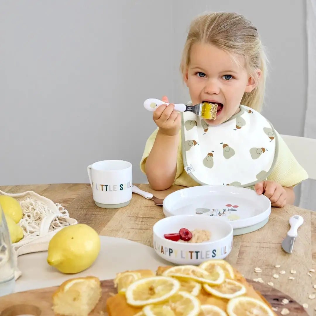 LÄSSIG Porzellan Geschirr-Set "Früchte" personalisierbar - wunderwunsch