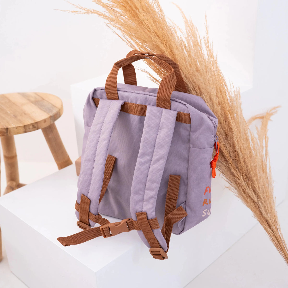 LÄSSIG Rucksack Kirsche & Smiley personalisiert - wunderwunsch