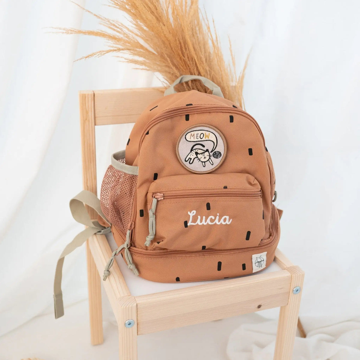 LÄSSIG Rucksack "Punkte rund" personalisiert - wunderwunsch