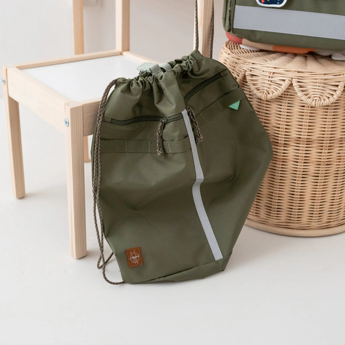 LÄSSIG Schulranzen Set 7-teilig - Olive - wunderwunsch