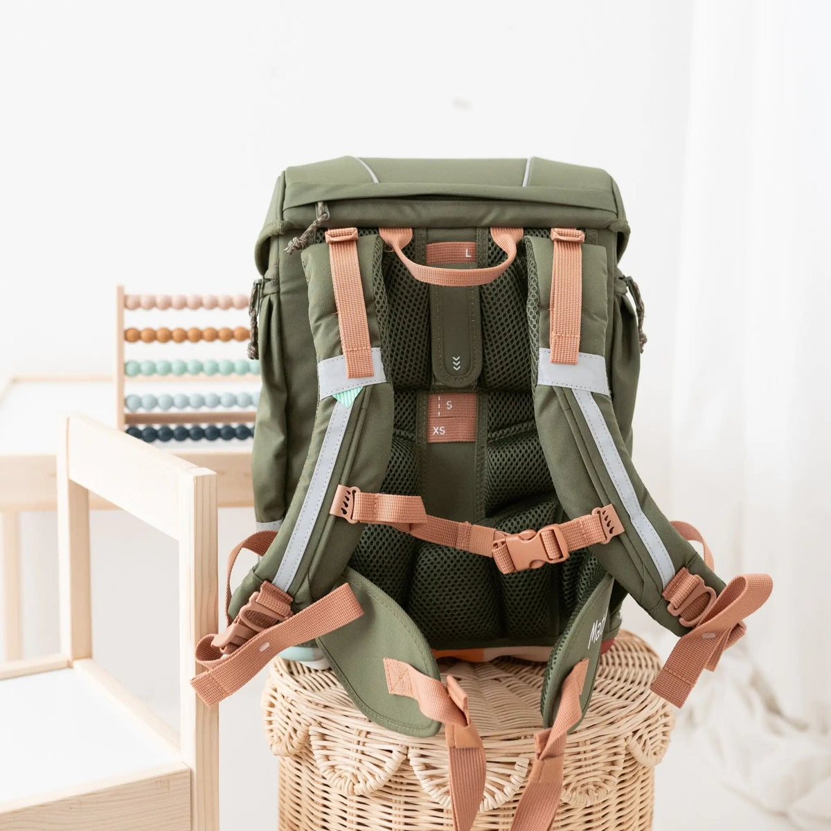 LÄSSIG Schulranzen Set 7-teilig - Olive - wunderwunsch