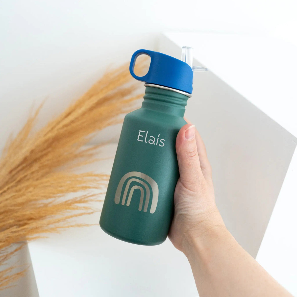 LÄSSIG Edelstahl Kinder Trinkflasche personalisiert - Little Gang - wunderwunsch