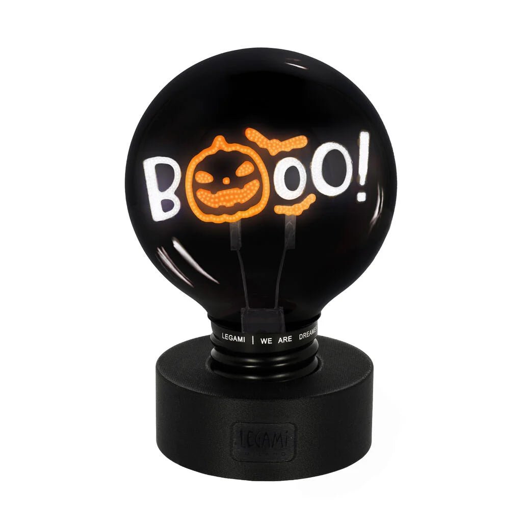 LEGAMI Deko-Tischlampe in Glühbirnenform - Pumpkin Booo - Bulb Fiction - wunderwunsch