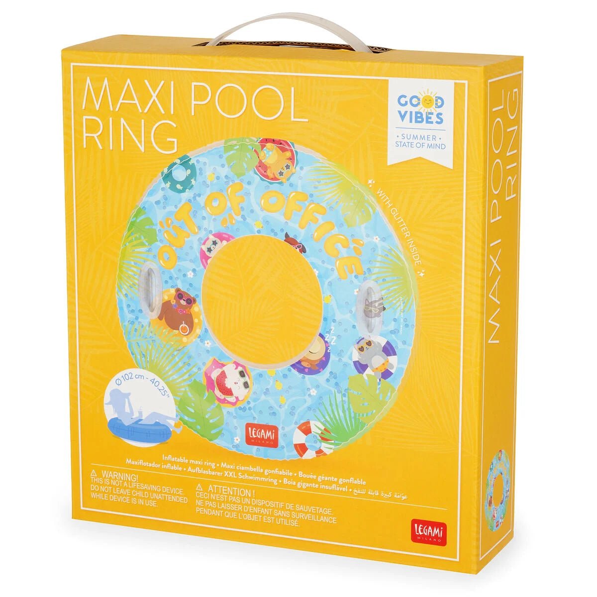 LEGAMI Maxi-Schwimmring Out of Office - Maxi Pool Ring - wunderwunsch