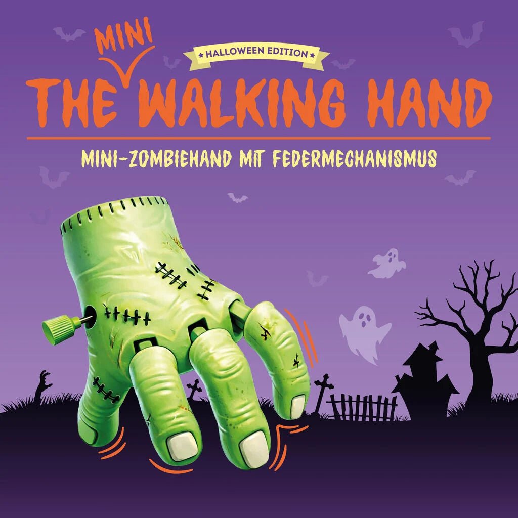 LEGAMI Mini-Zombiehand mit Federmechanismus - The Mini Walking Hand - wunderwunsch