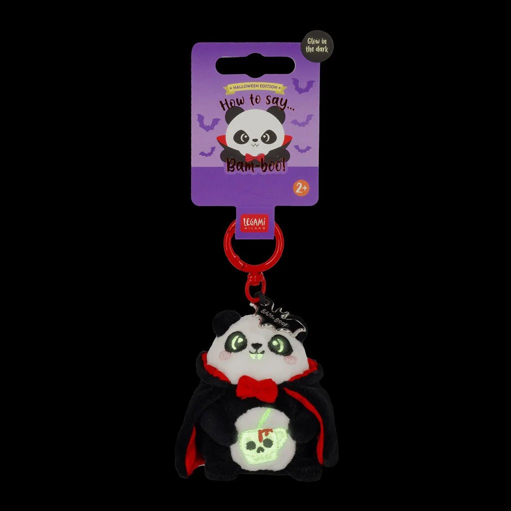 LEGAMI Panda-Plüsch-Schlüsselanhänger "Bam-Boo!" Halloween - Tiny Super Soft! - wunderwunsch