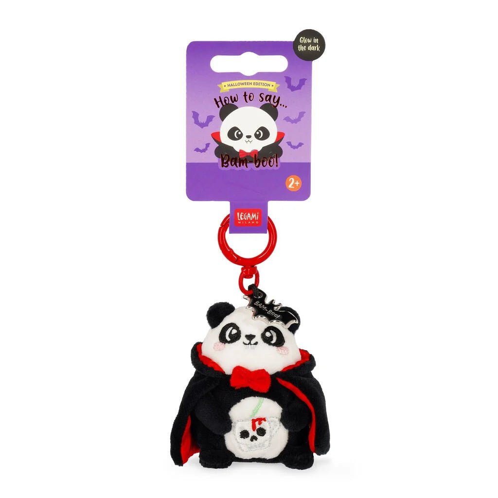 LEGAMI Panda-Plüsch-Schlüsselanhänger "Bam-Boo!" Halloween - Tiny Super Soft! - wunderwunsch
