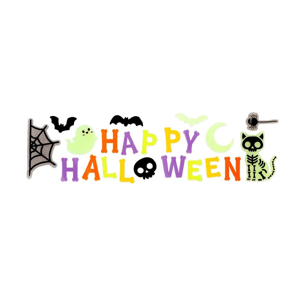 LEGAMI Set mit Gel-Fensteraufklebern - Happy Halloween - wunderwunsch