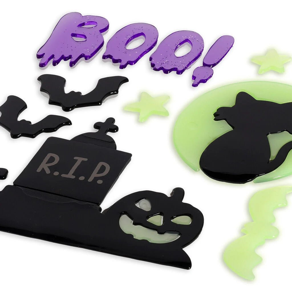 LEGAMI Set mit Gel-Fensteraufklebern - Windo-Glow Katze - wunderwunsch