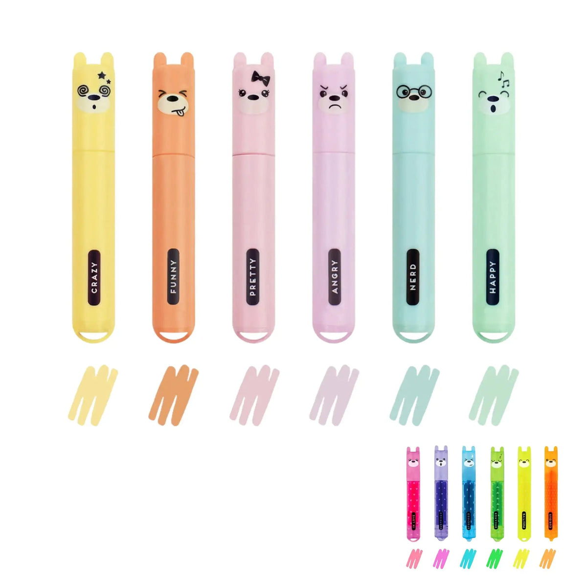 LEGAMI Textmarker 6er Set - Bär - wunderwunsch