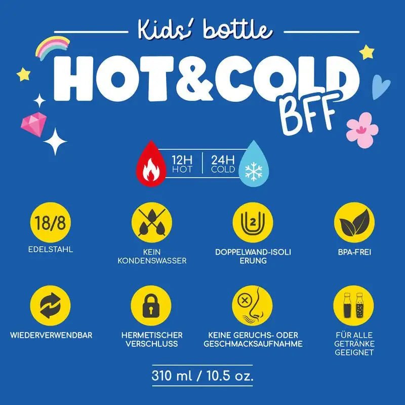 LEGAMI Trinkflasche Edelstahl 300ml personalisiert - wunderwunsch