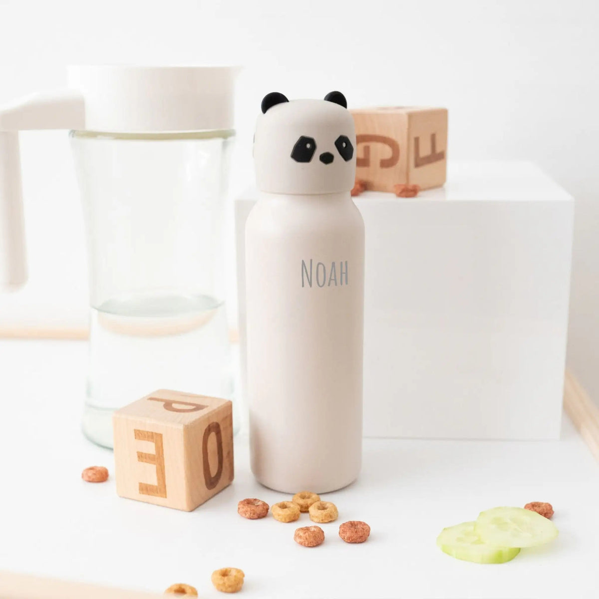 LIEWOOD Edelstahl Trinkflasche 350ml personalisiert - Tier - wunderwunsch