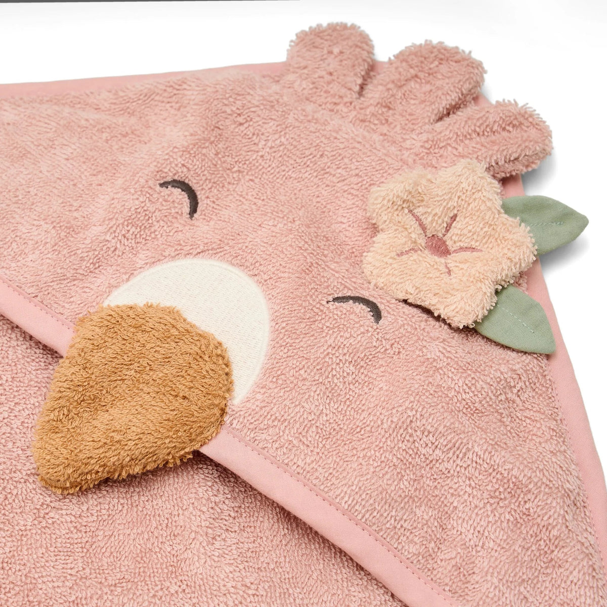 LITTLE DUTCH Badetuch Flamingo - Safari Friends - wunderwunsch