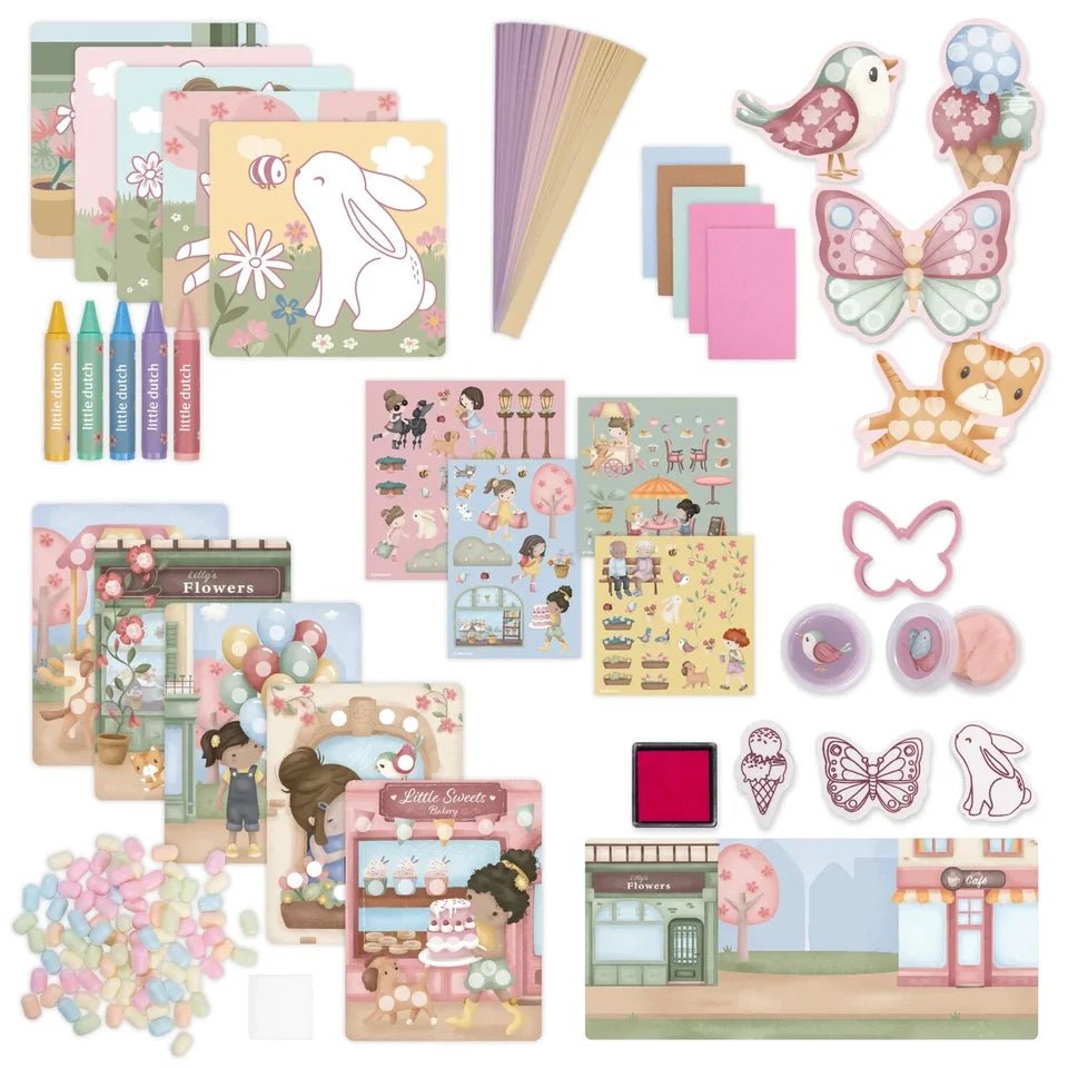 LITTLE DUTCH Bastelbox - Essentials - Rosa - wunderwunsch