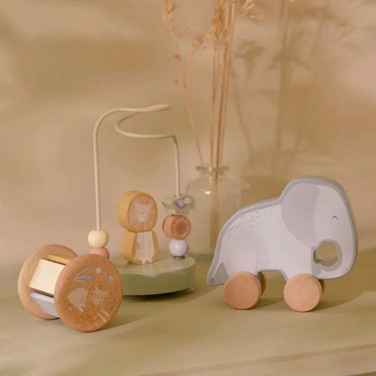 LITTLE DUTCH Geschenkset Holz - Safari Friends - wunderwunsch