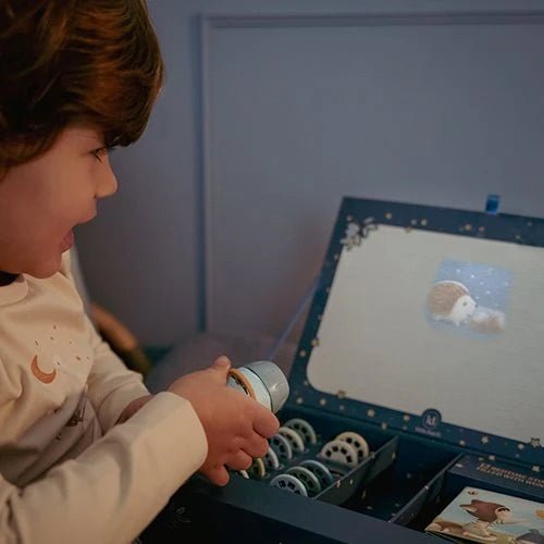 LITTLE DUTCH Geschichten Projektor - blau - wunderwunsch