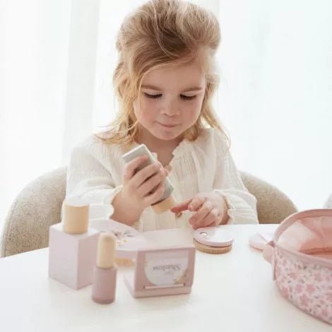 LITTLE DUTCH Holz Make-up-Set - Blumen - Essentials - wunderwunsch
