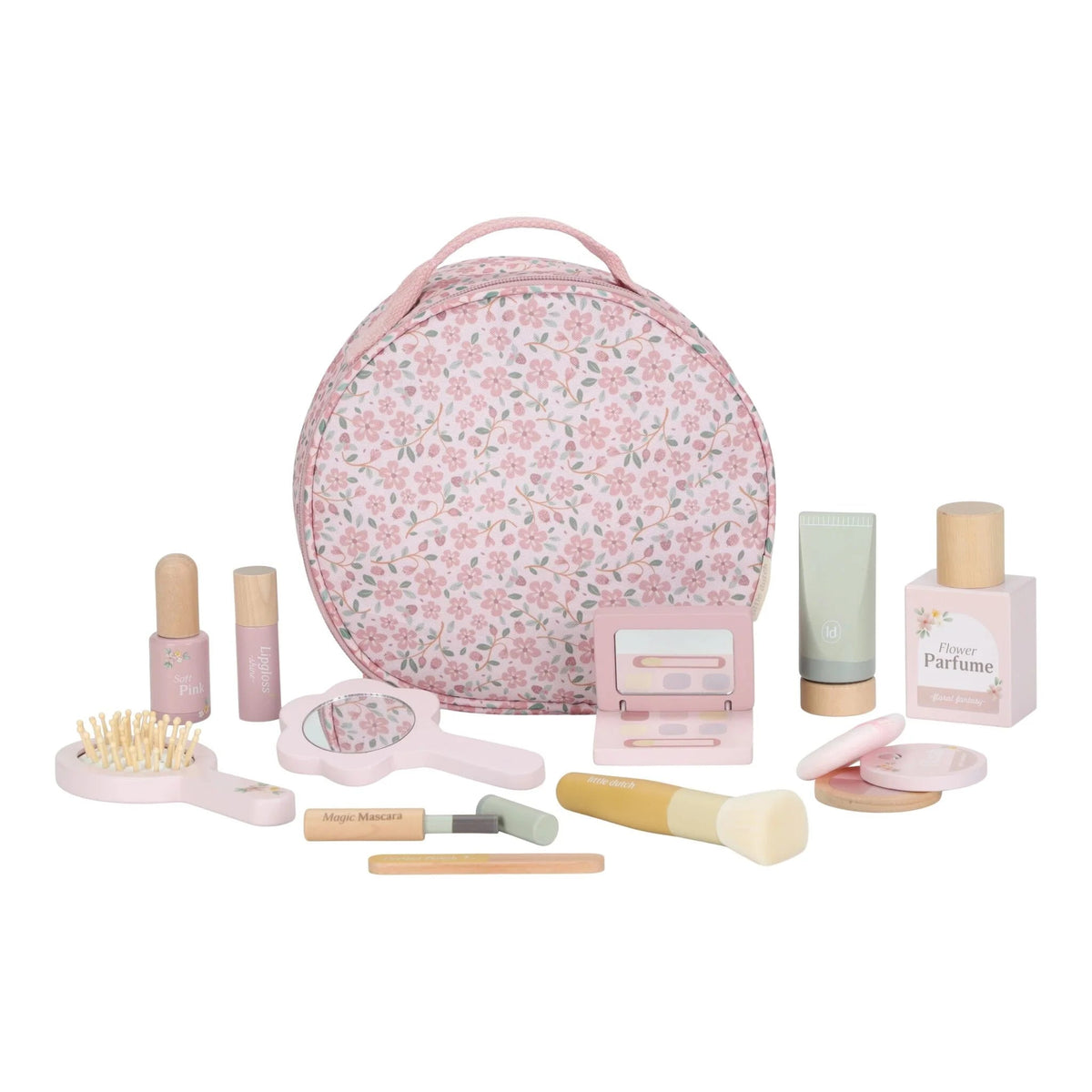 LITTLE DUTCH Holz Make-up-Set - Blumen - Essentials - wunderwunsch
