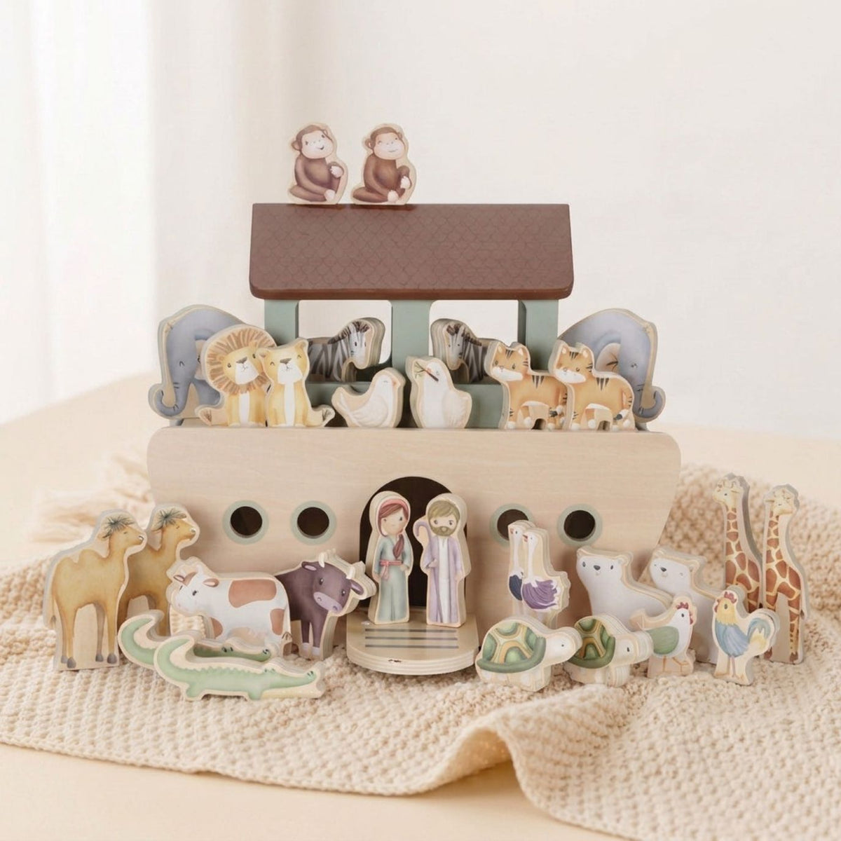 LITTLE DUTCH Holz Spielset Arche Noah - wunderwunsch