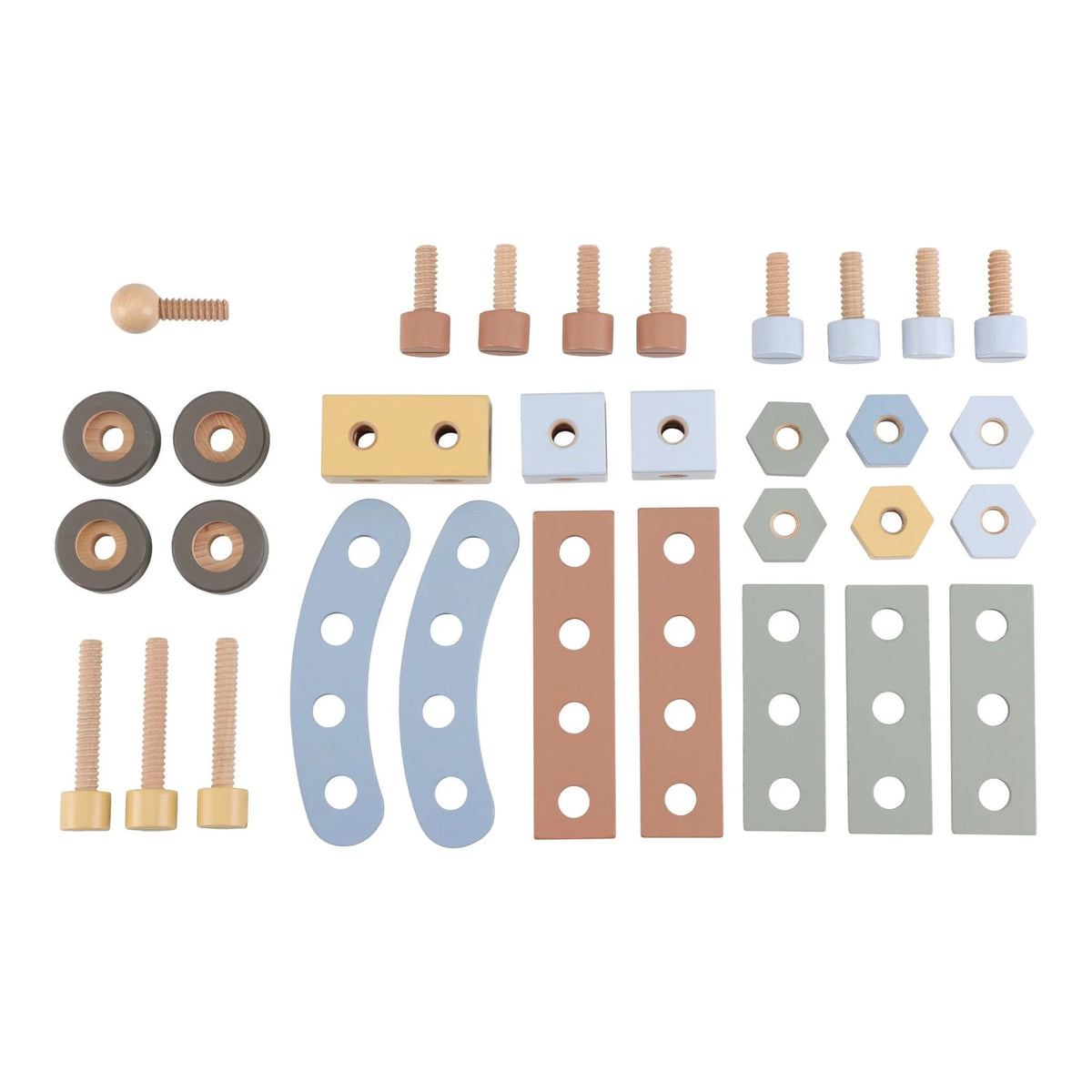 LITTLE DUTCH Holz Werkbank - Essentials - blau - wunderwunsch