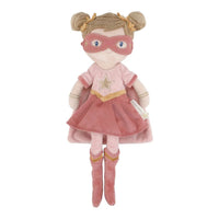 LITTLE DUTCH Kuschelpuppe - Superheldin - Rosa