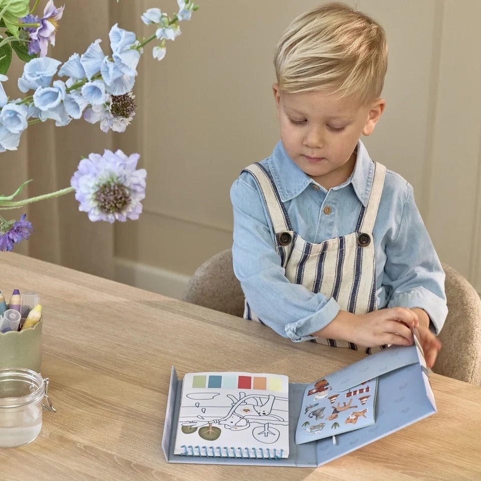 LITTLE DUTCH Malset - Fahrzeuge - Jim - wunderwunsch