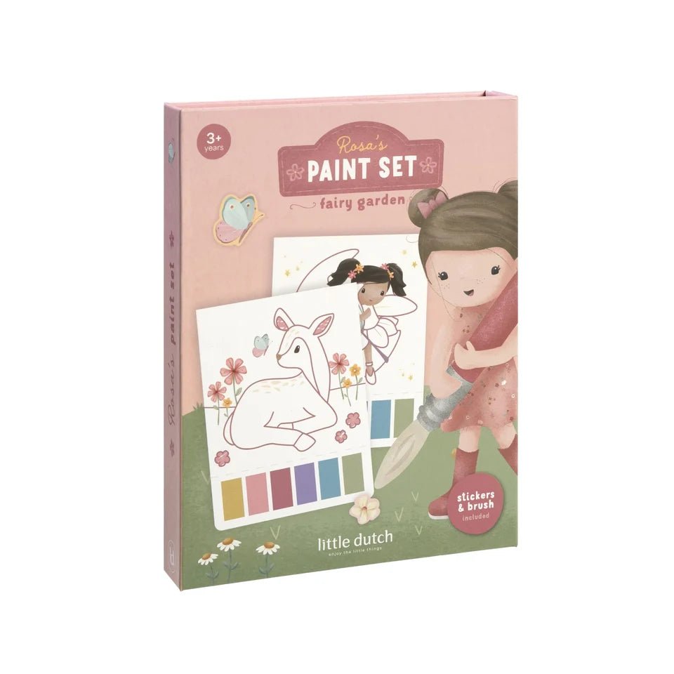 LITTLE DUTCH Malset - Fairy Garden - Rosa - wunderwunsch