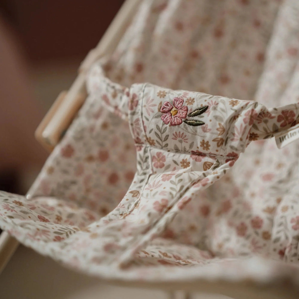 LITTLE DUTCH Puppenbuggy klappbar - Soft Flowers rosa - wunderwunsch
