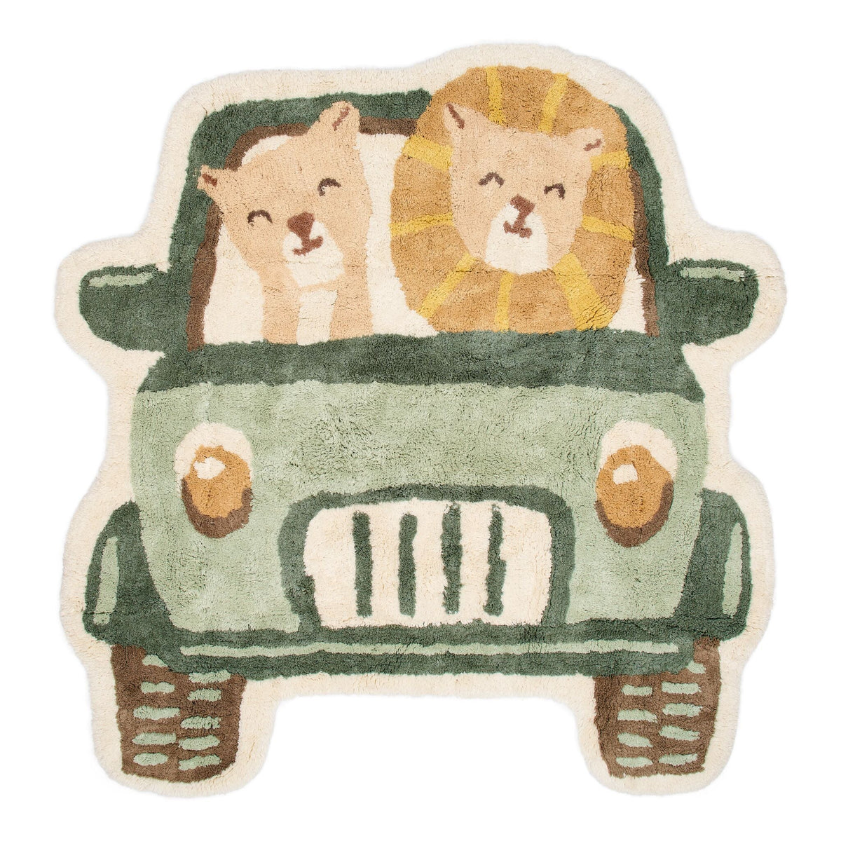 LITTLE DUTCH Safari-Autoteppich rutschfest - Safari Friends - wunderwunsch