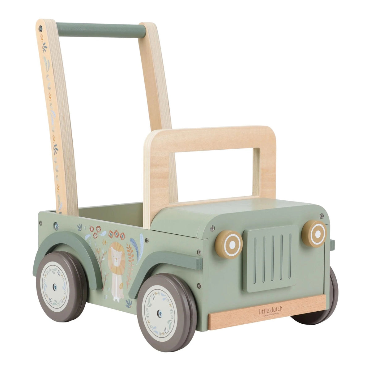 LITTLE DUTCH Schiebeauto Holz - Safari Friends - wunderwunsch