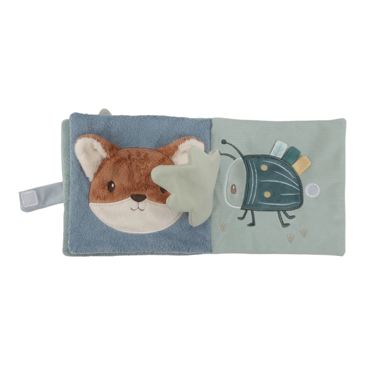 LITTLE DUTCH Stoffbuch - blau - Forest Friends - wunderwunsch