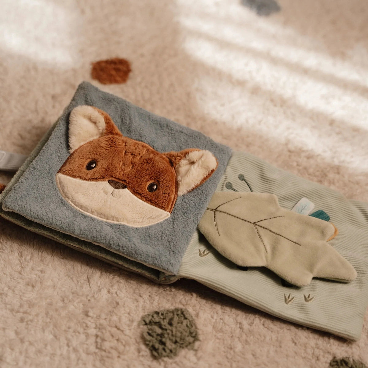 LITTLE DUTCH Stoffbuch - blau - Forest Friends - wunderwunsch