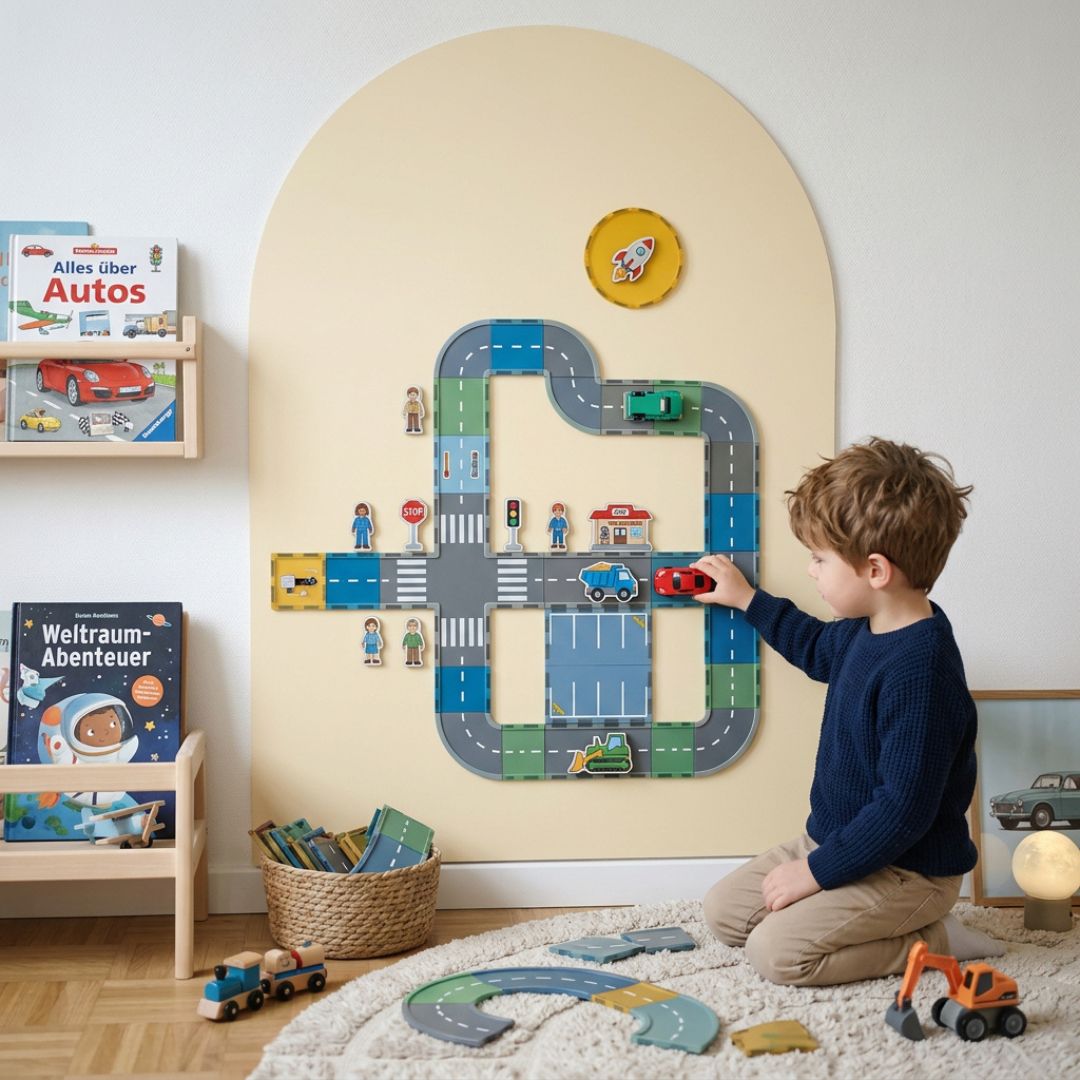 Magnettafel Kinderzimmer selbstklebend 80x100cm - wunderwunsch