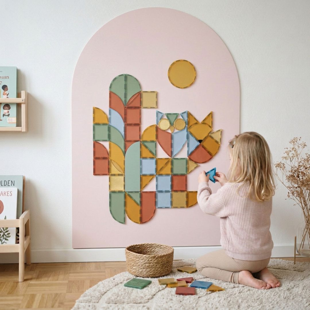 Magnettafel Kinderzimmer selbstklebend 80x100cm - wunderwunsch