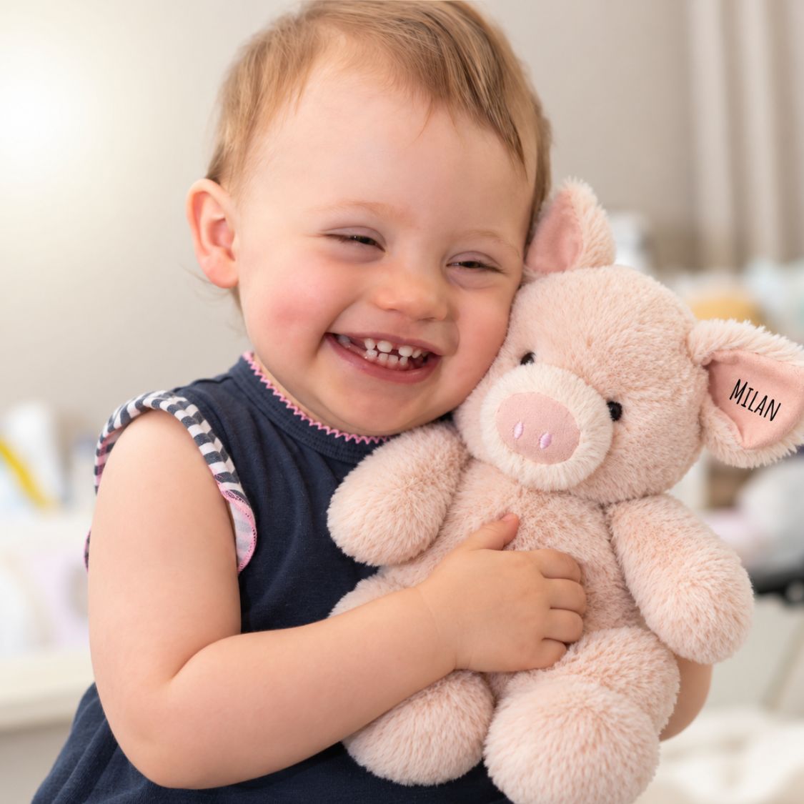 MCHUGS Kuscheltier personalisiert - Schwein - wunderwunsch