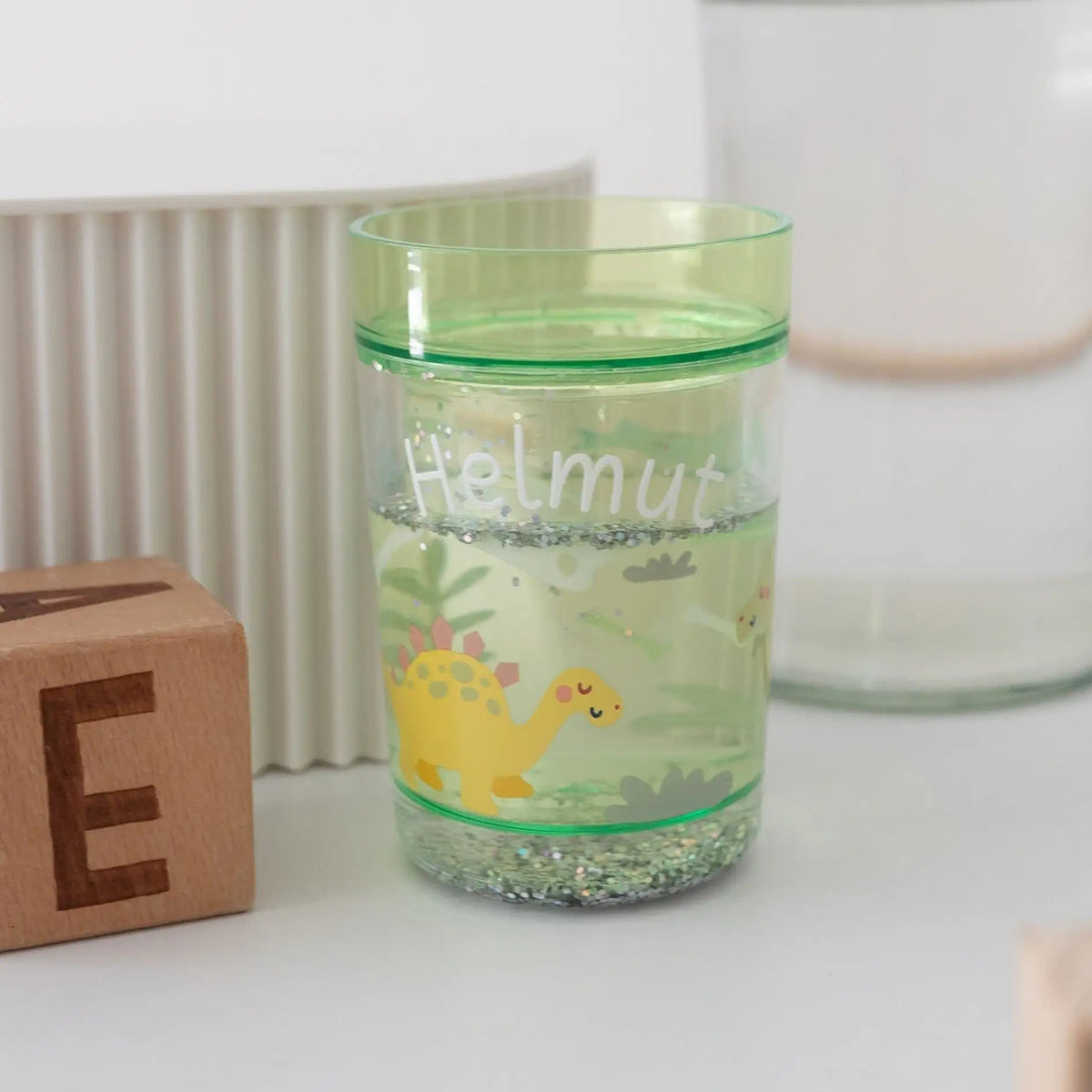 MEALIVING Glitzerbecher personalisiert - wunderwunsch