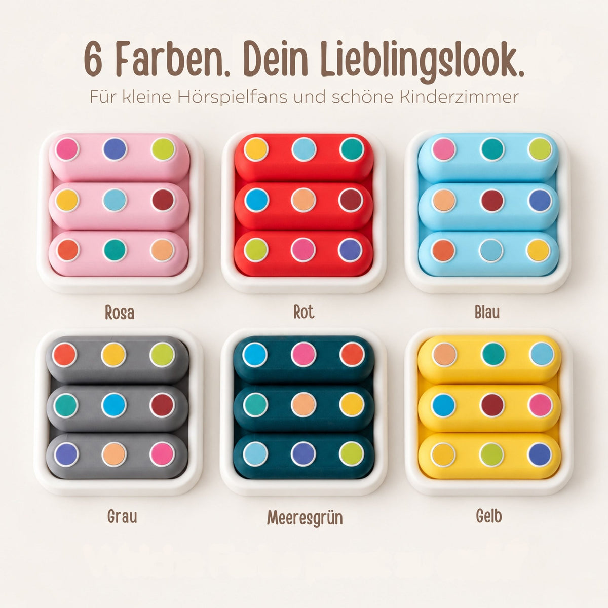 Toniebox Regal - modulares Bubble-Regal - wunderwunsch