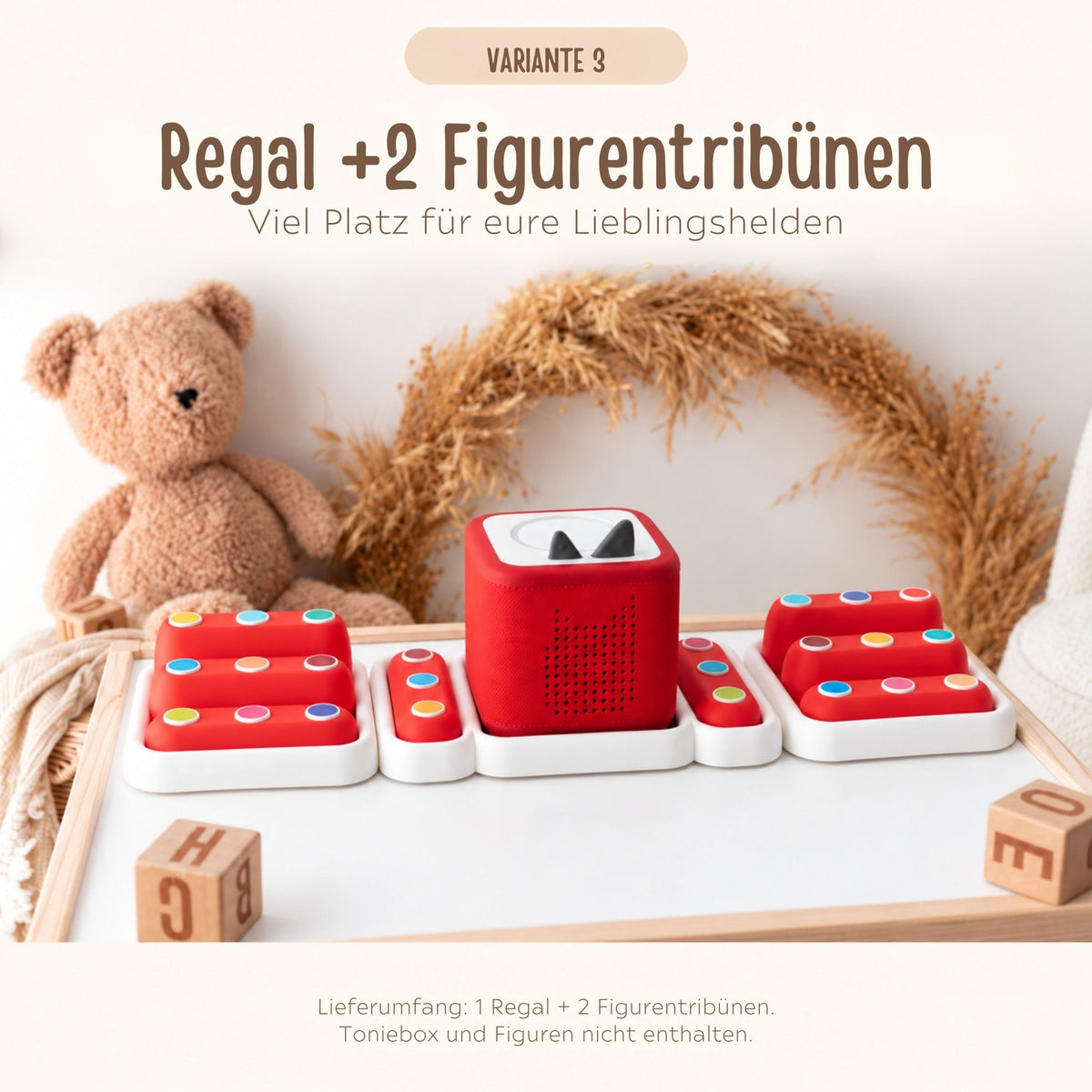 Toniebox Regal - modulares Bubble-Regal - wunderwunsch