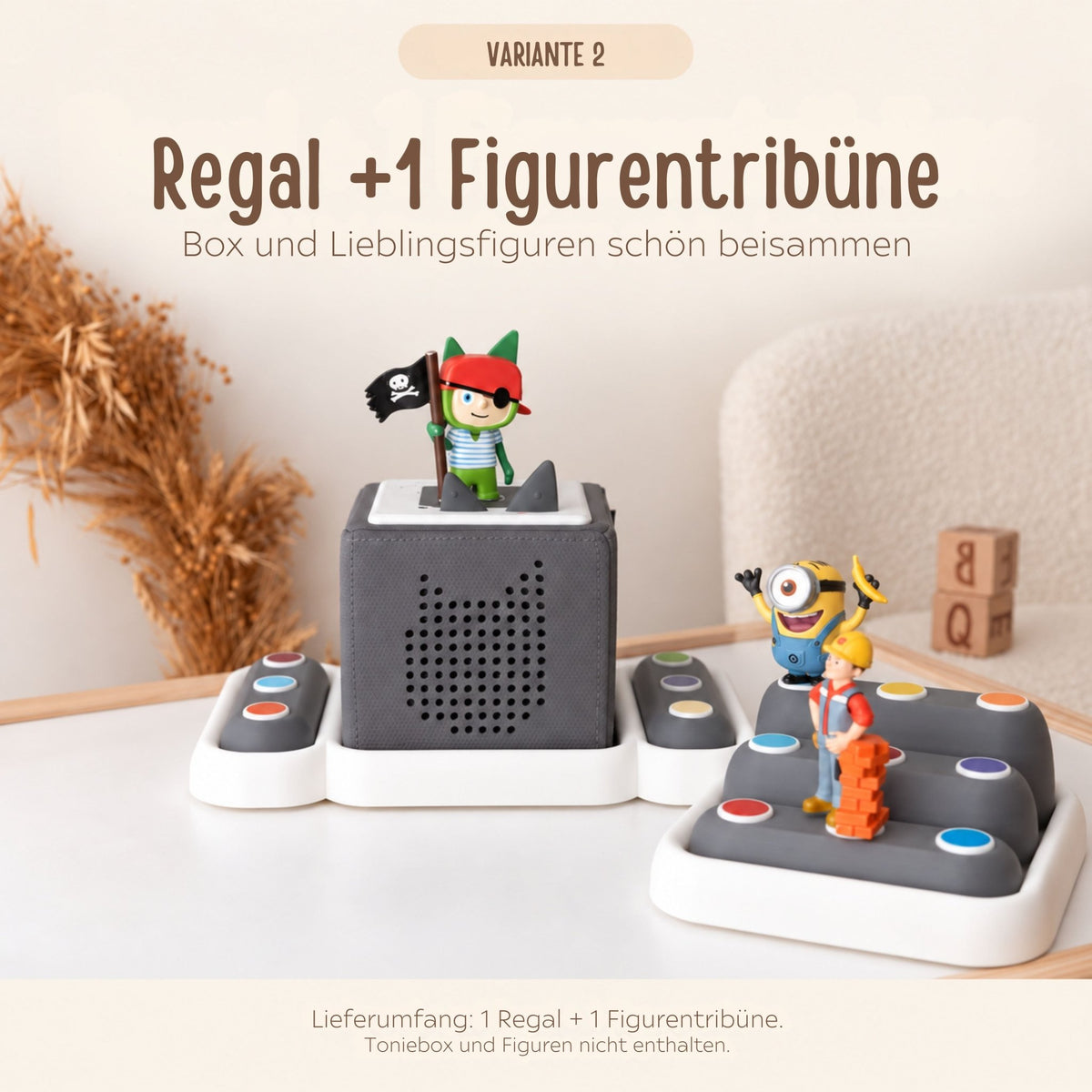 Toniebox Regal - modulares Bubble-Regal - wunderwunsch