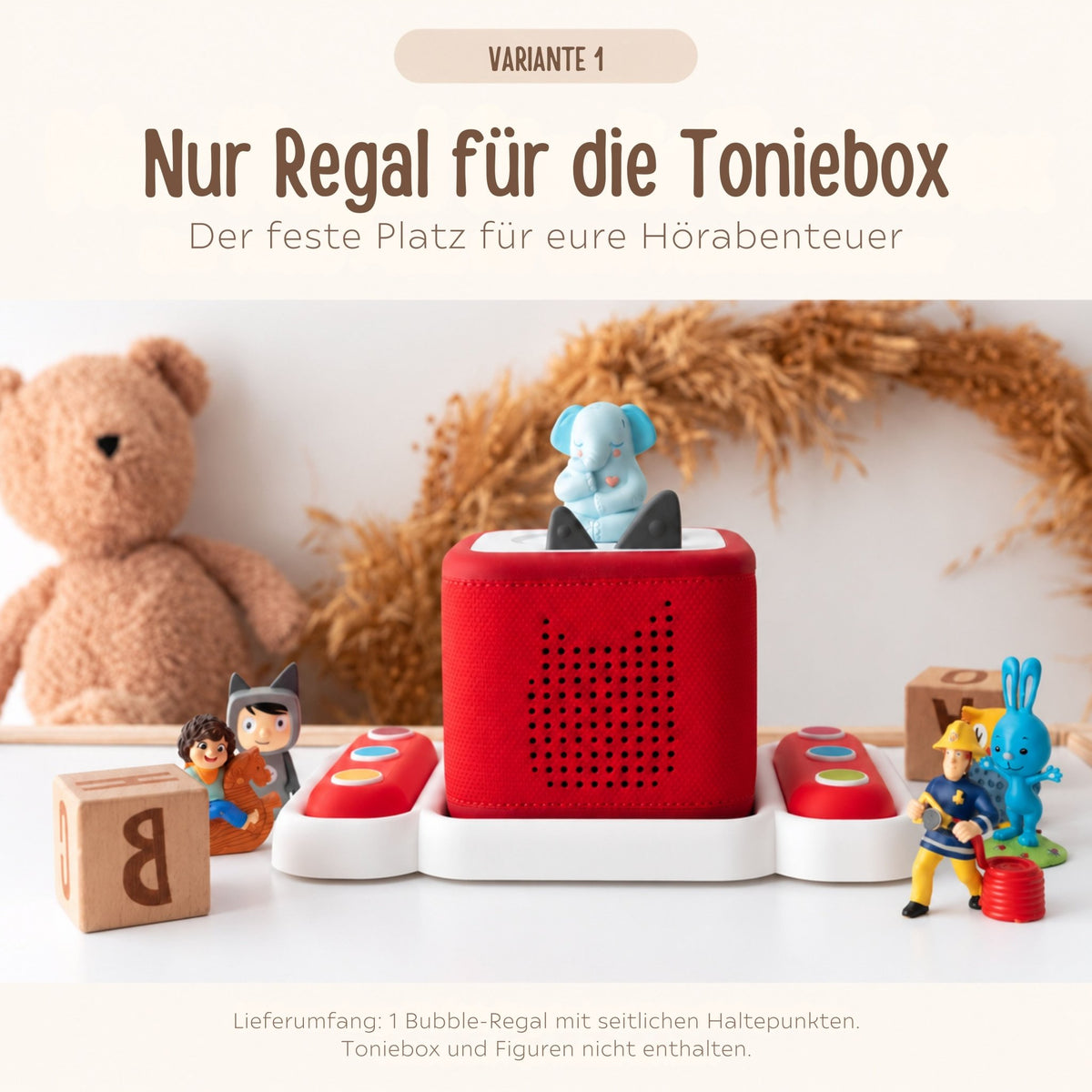 Toniebox Regal - modulares Bubble-Regal - wunderwunsch